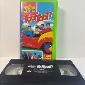 The Wiggles Toot Toot! VHS Tape